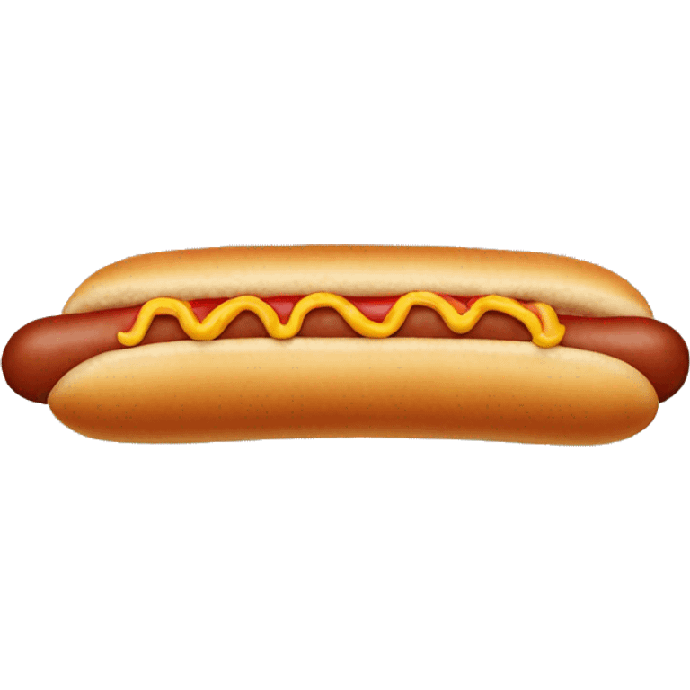 Wiener dog that looks like a hotdog emoji