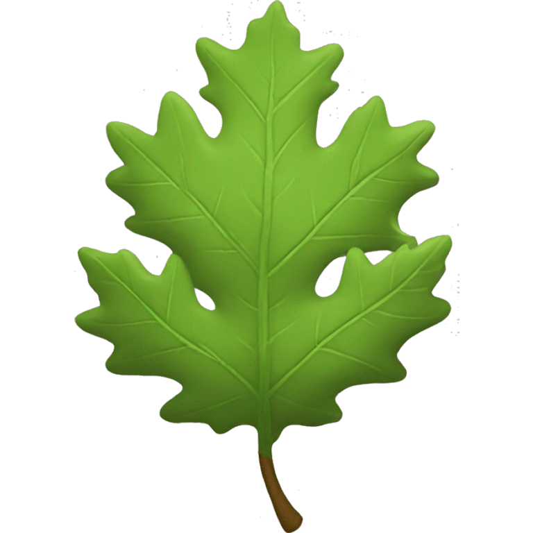 oak leaf emoji