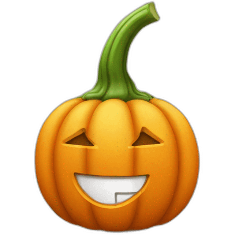 Pumpkin thumb up emoji