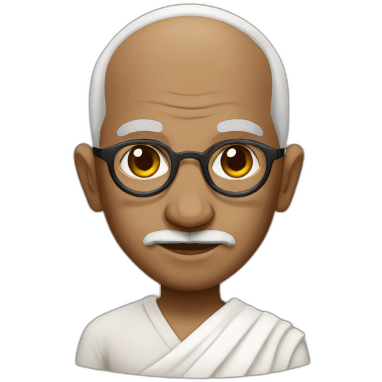 Gandhi emoji