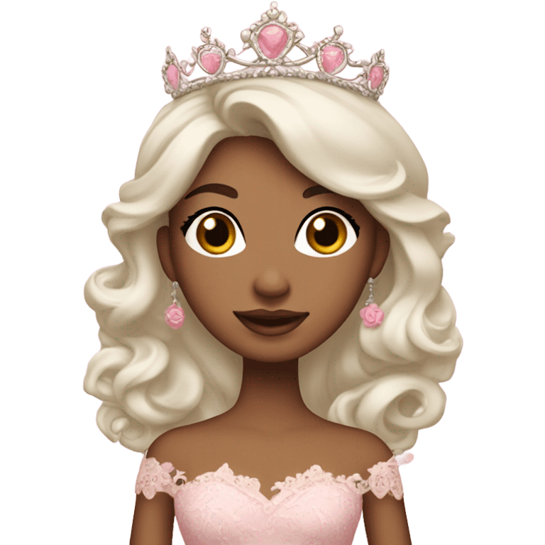 Pink shabby chic princess  emoji