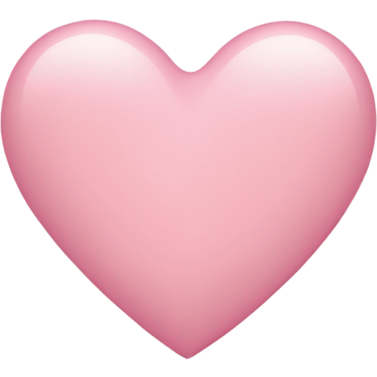 Light pink heart  emoji