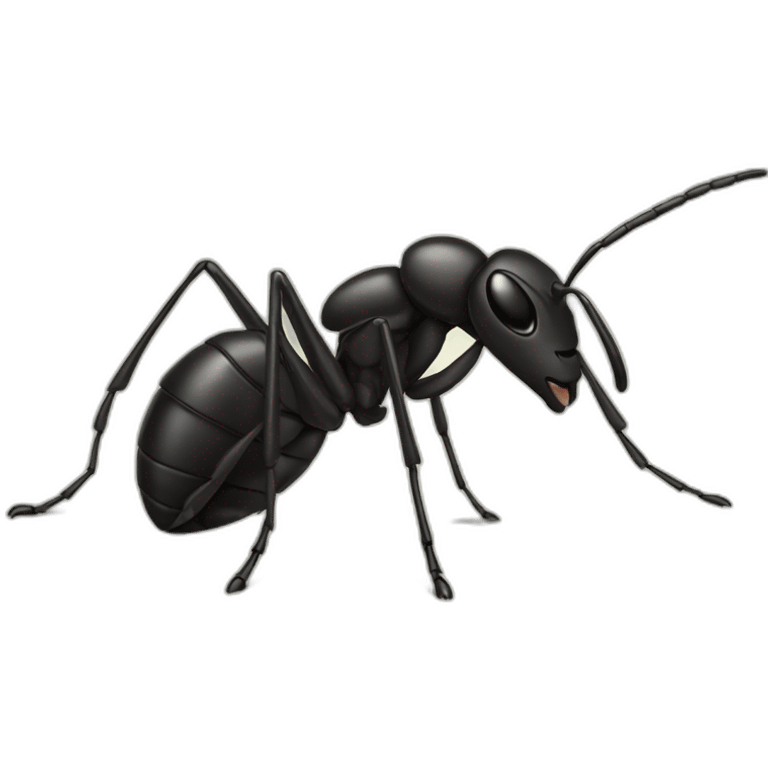 Black ant emoji