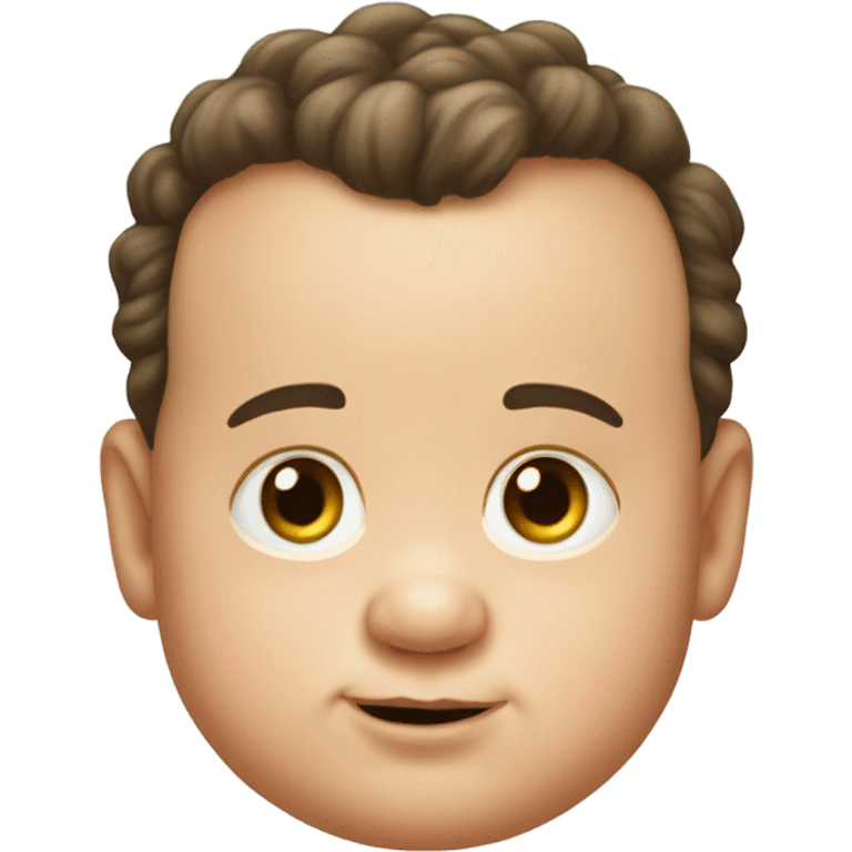 Tom Hanks as a fat baby emoji