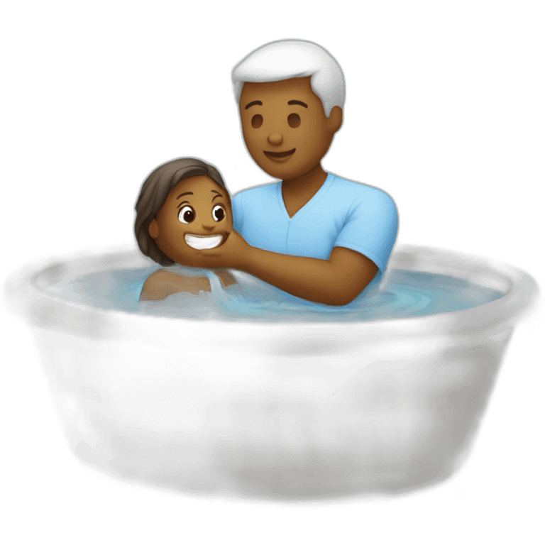 Wonen getting baptised emoji