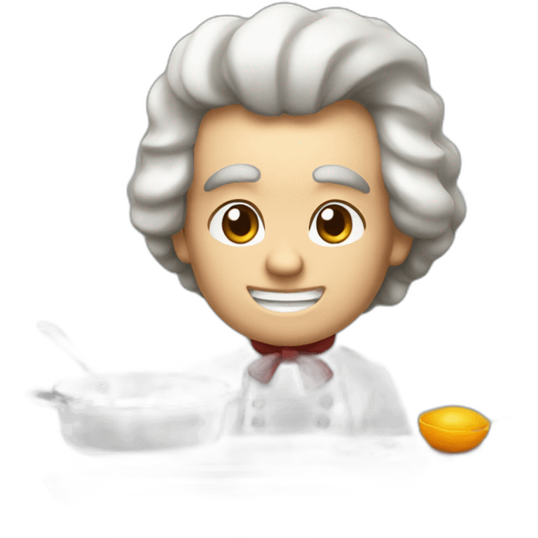 Beethoven　cooking emoji