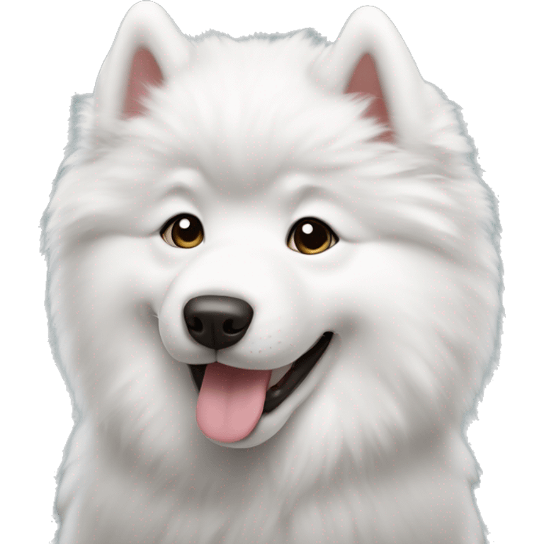 Samoyed pup emoji