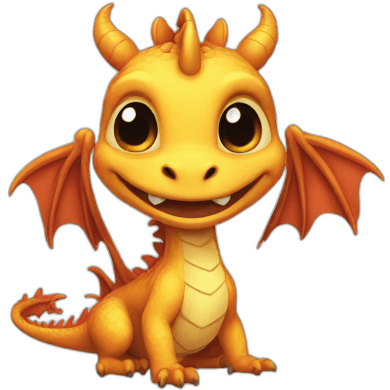 Dragon cute emoji