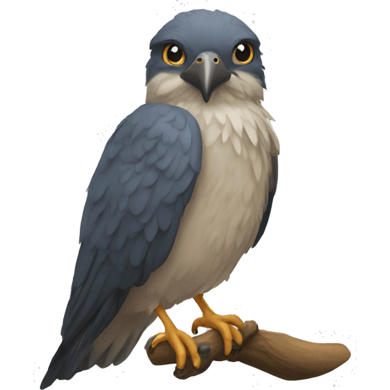 Merlin bird emoji