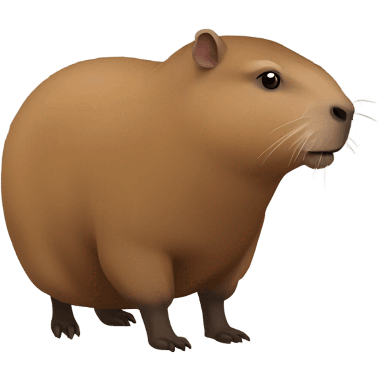 Fat Capybara  emoji