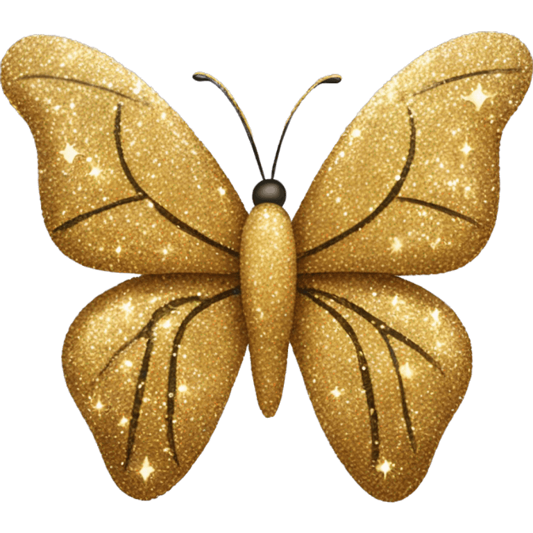 glittery butterfly  emoji