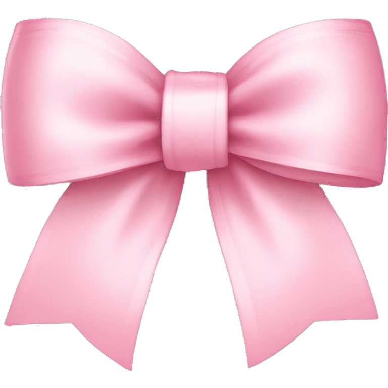 light pink ribbon bow emoji