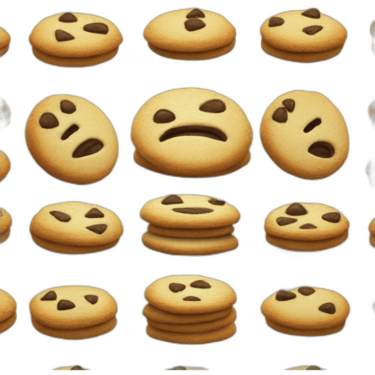 Gros Link de Zelda qui mange un cookies emoji