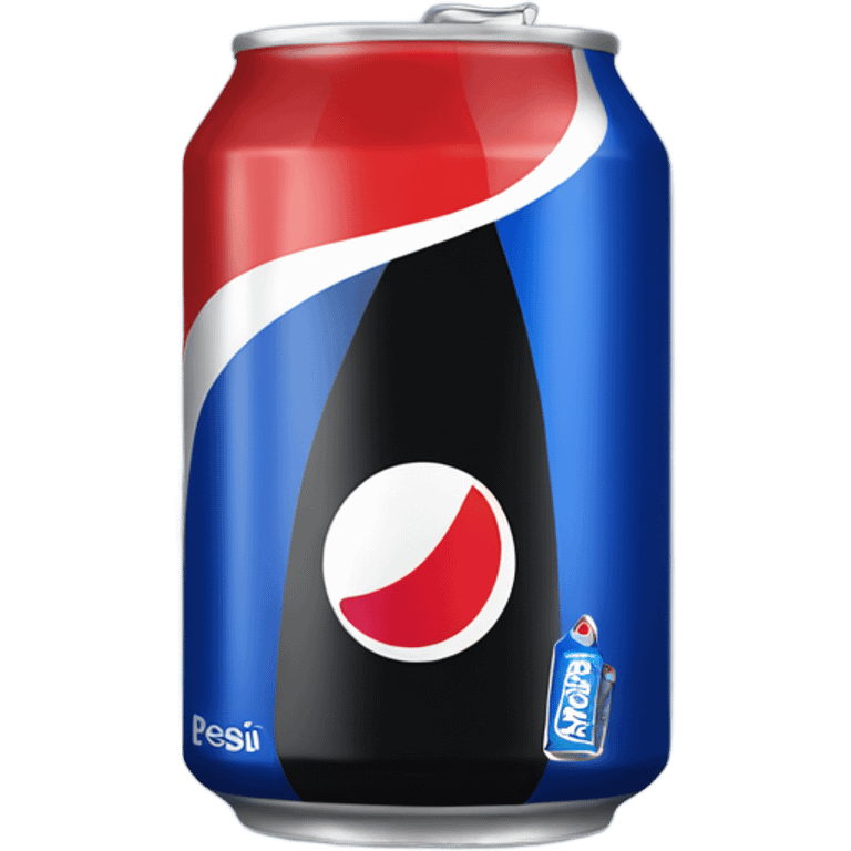 Pepsi max can black emoji