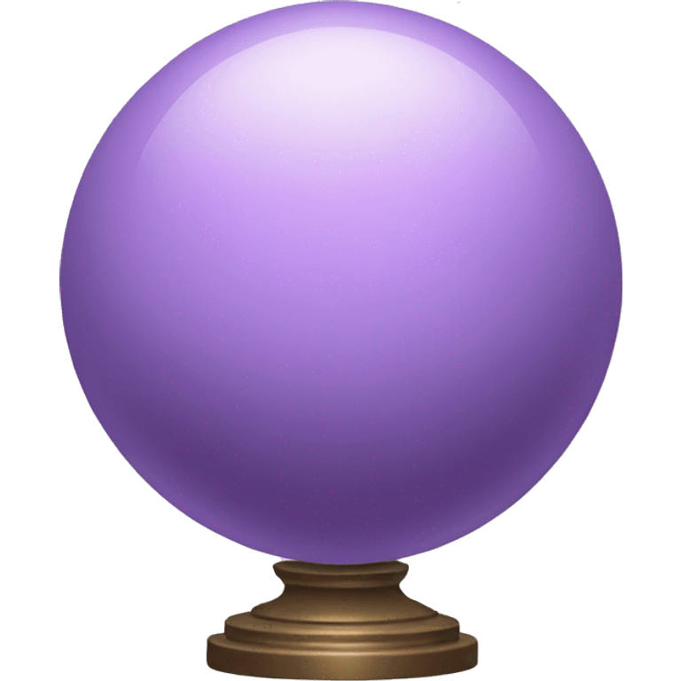 lilac-colored orb emoji