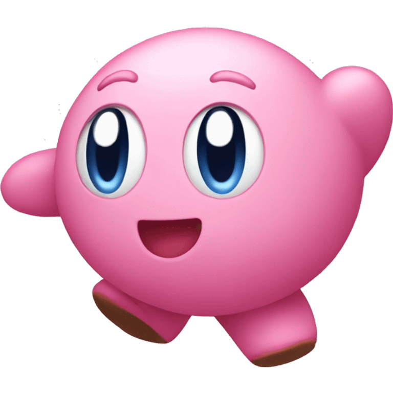 running KIRBY  emoji