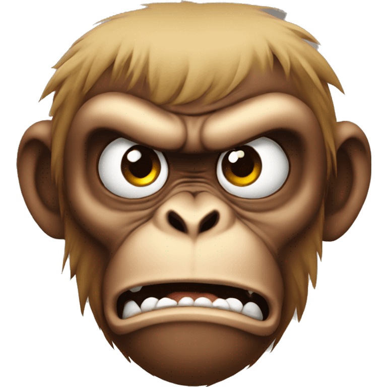 angry monkey  emoji