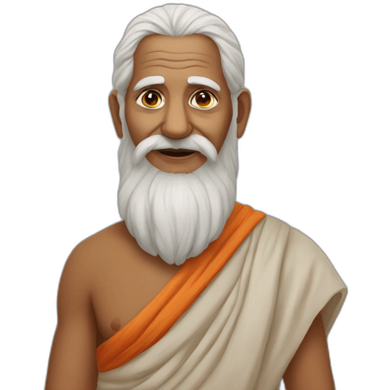 old indian guru emoji