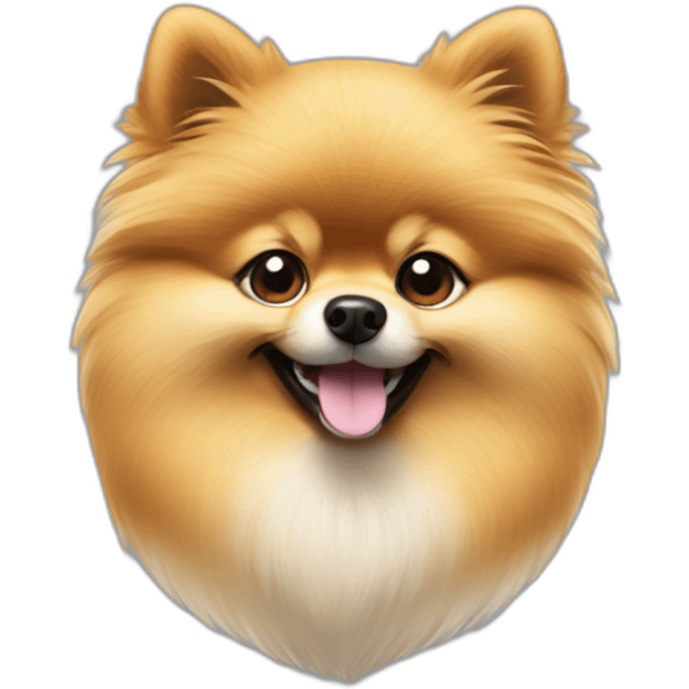 pomeranian giving thumbs up emoji