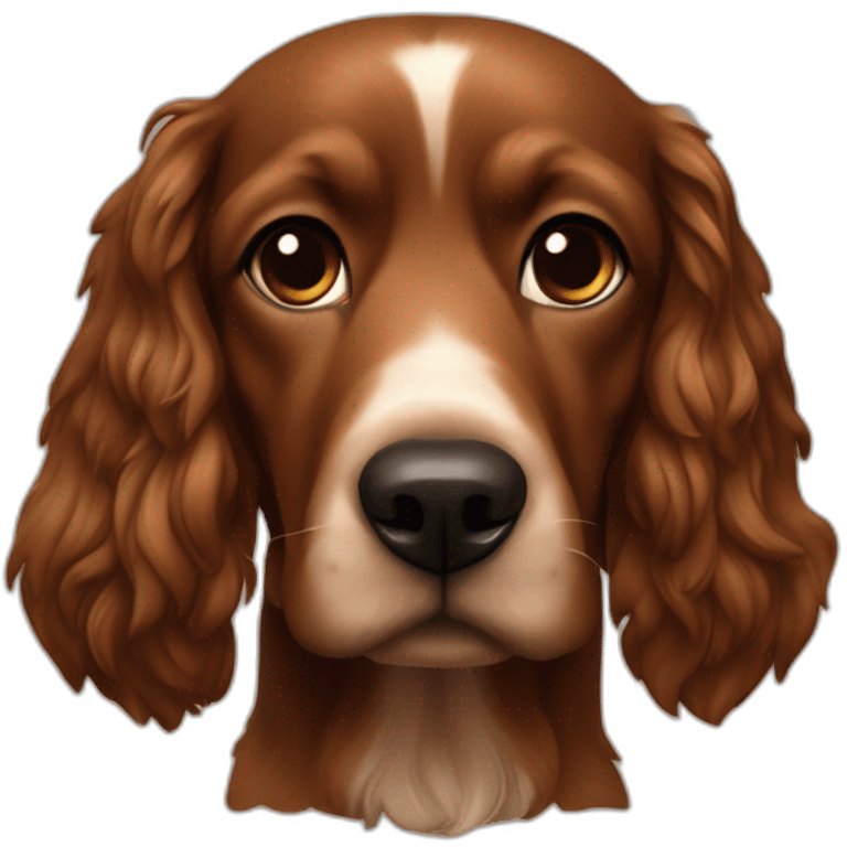 dog coque spanier marron emoji