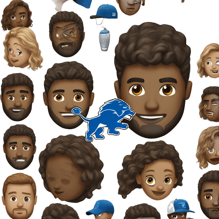 Detroit lions  emoji