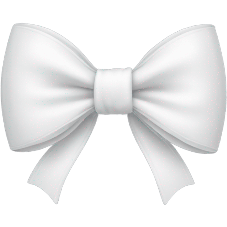 White bow  emoji