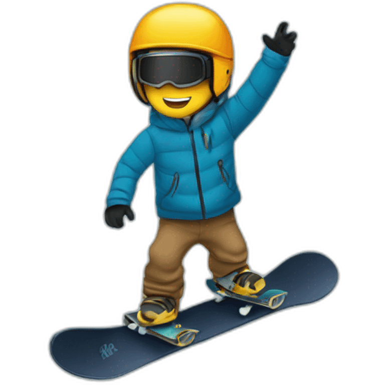 Snowboard emoji