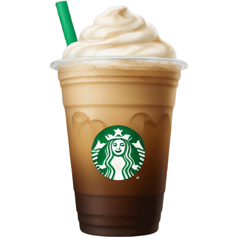 Ice coffee form Starbucks  emoji