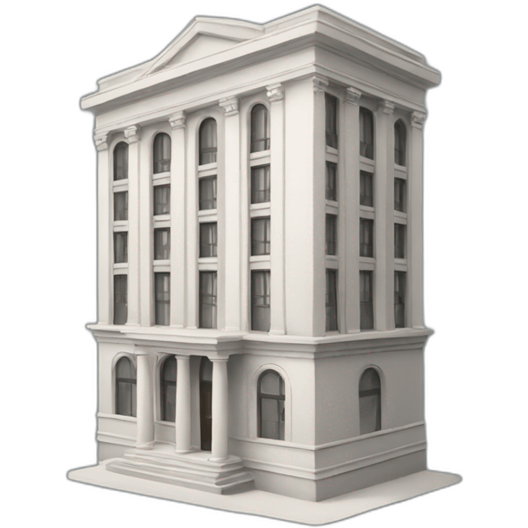 elegant building bank emoji