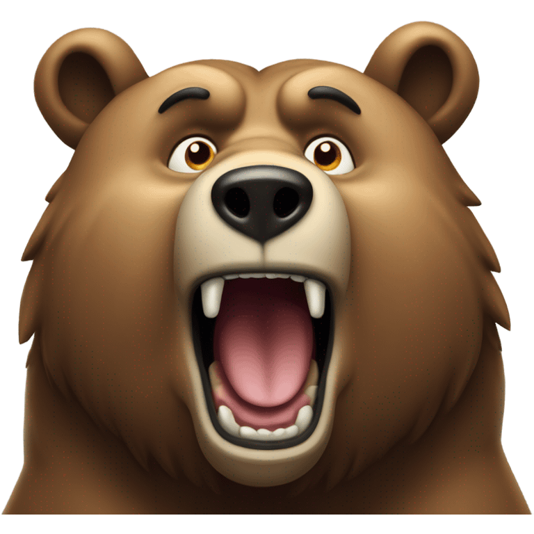 Hungry bear emoji