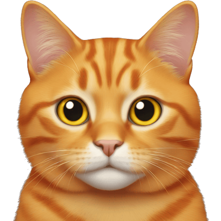 Orange cat emoji