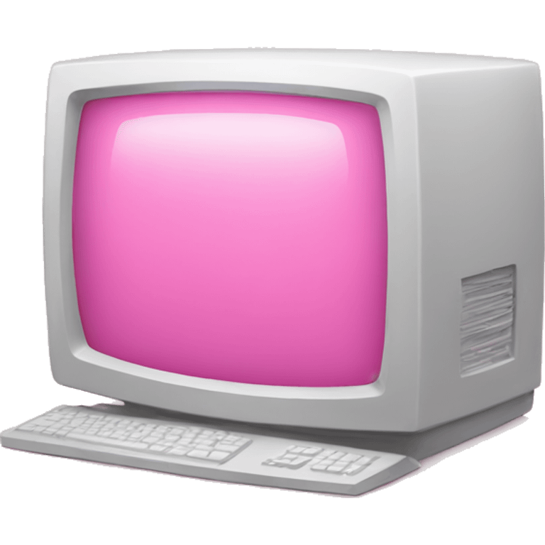 pink computer emoji