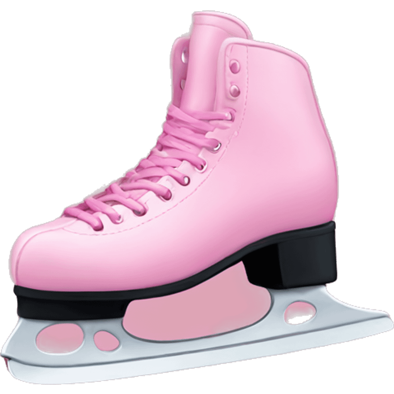 Pink skates emoji