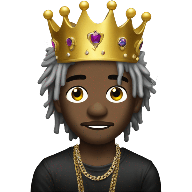 Lil uzi vert with a crown emoji