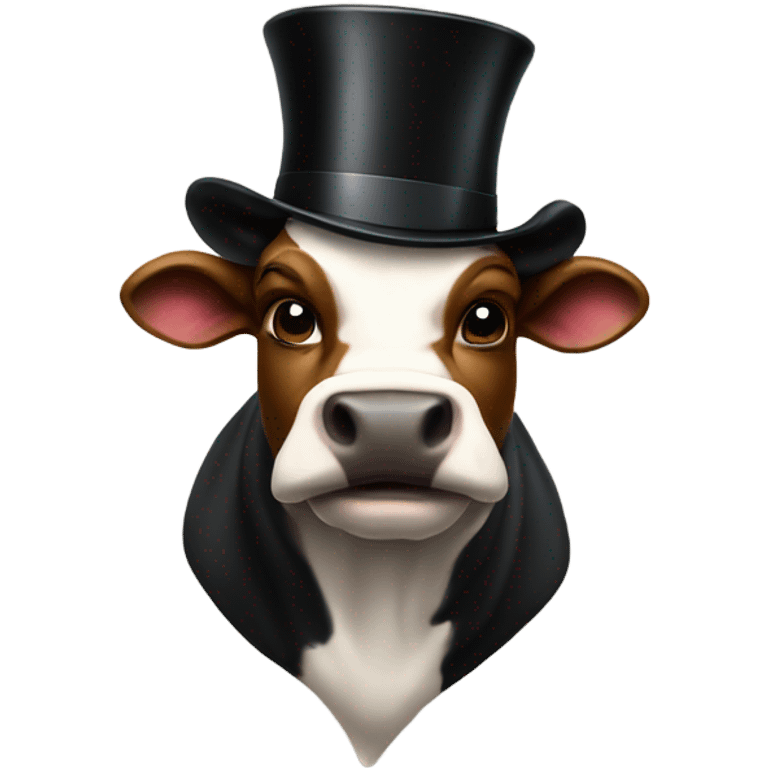 bull with a top hat emoji