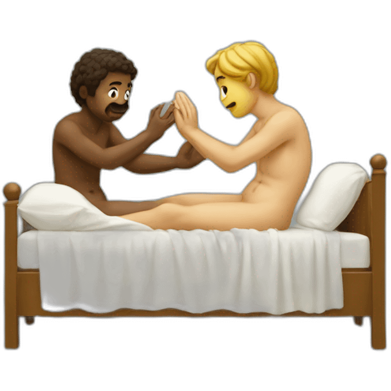 The creation of Adam emoji