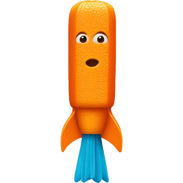 Un pez naranja  emoji