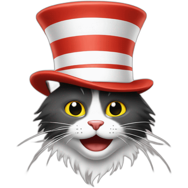 cat in the hat funny emoji