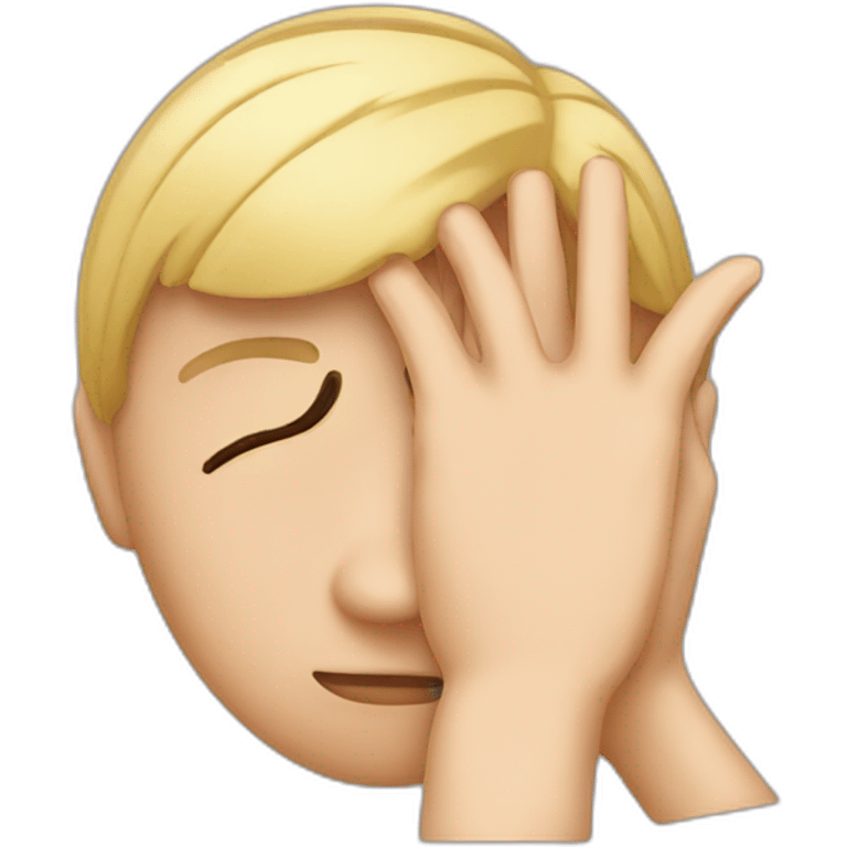 facepalm emoji