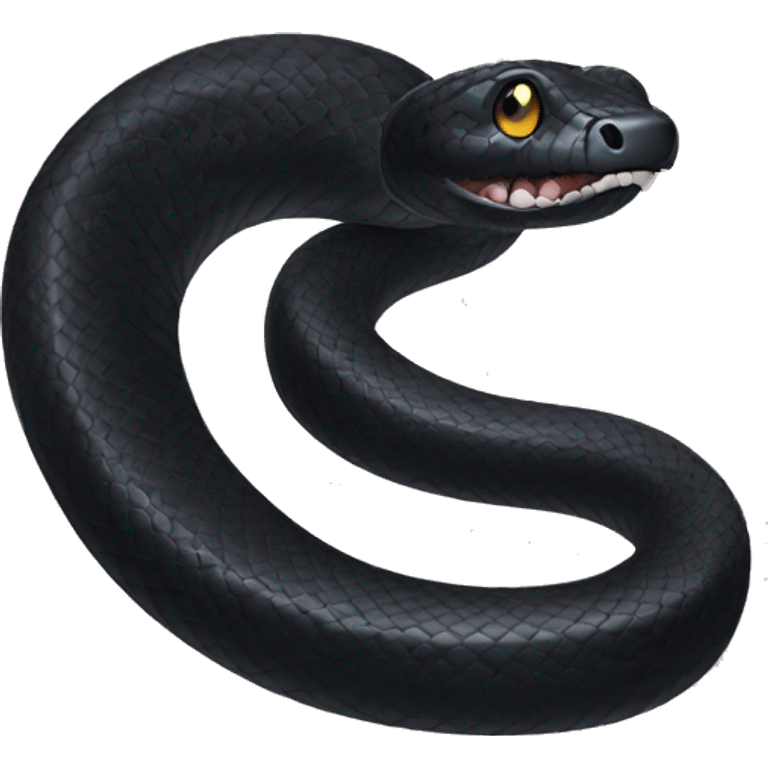 Black snake emoji