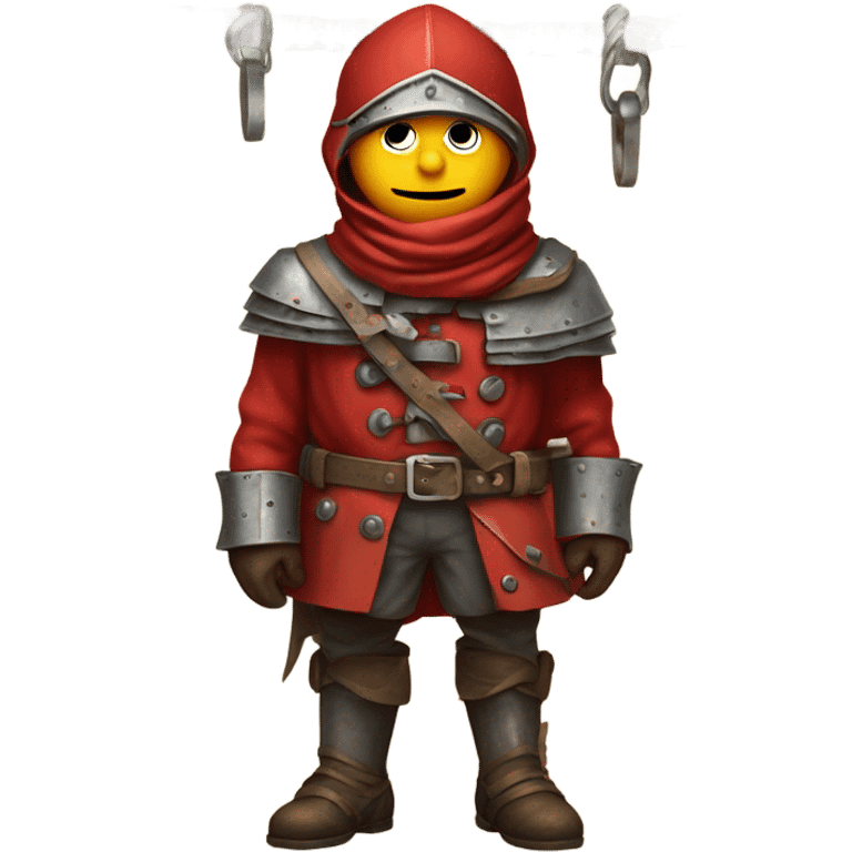 the red baron on the gallows from the game The Witcher 3 emoji