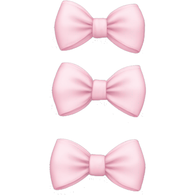 Light pink bows emoji