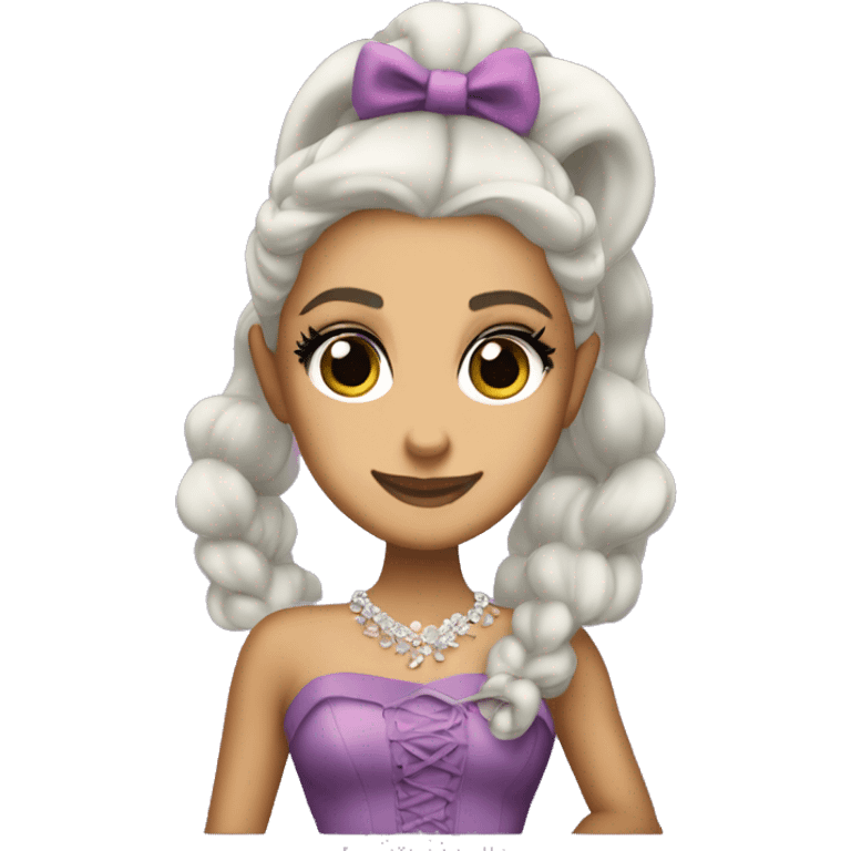 Ariana Grande as Galinda from Wicked.  emoji