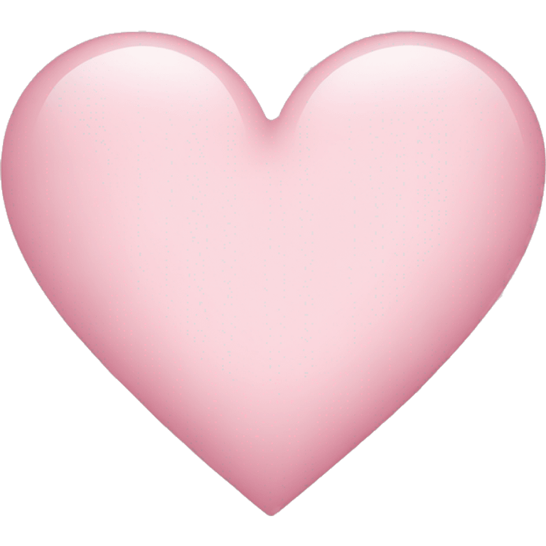 light pink heart emoji