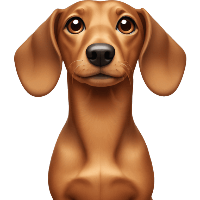 Dog of the dachshund breed emoji