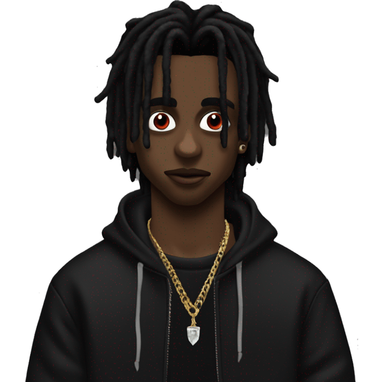 playboi carti vampire black emoji