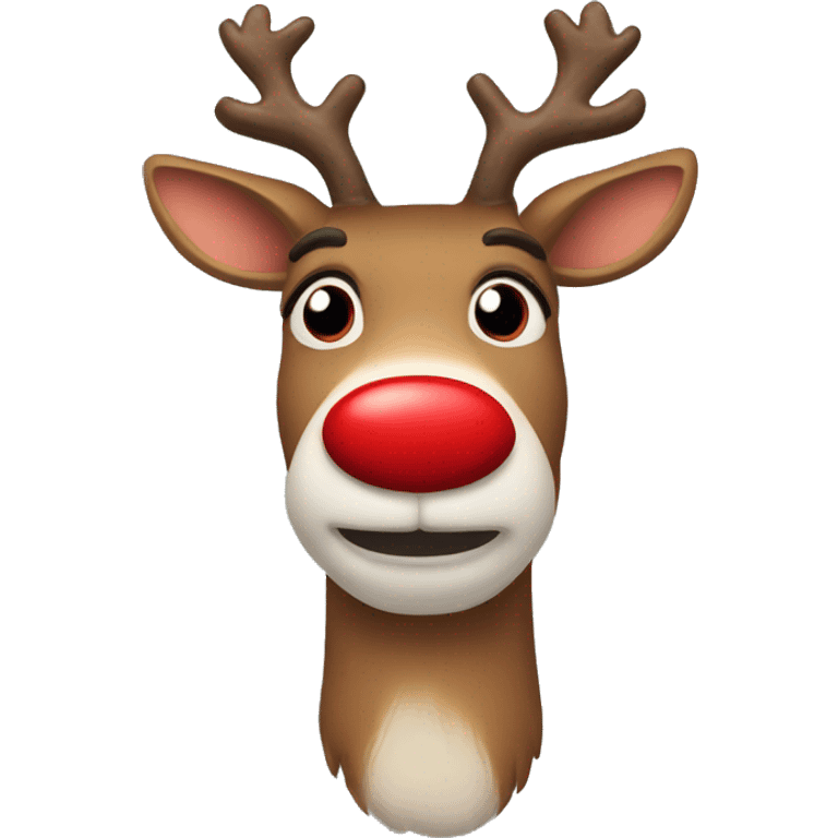 Red Nosed Reindeer emoji