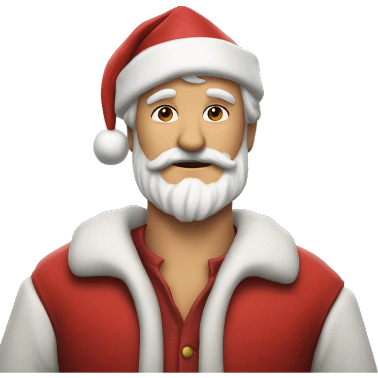 Pedro Pascal as Santa Claus  emoji