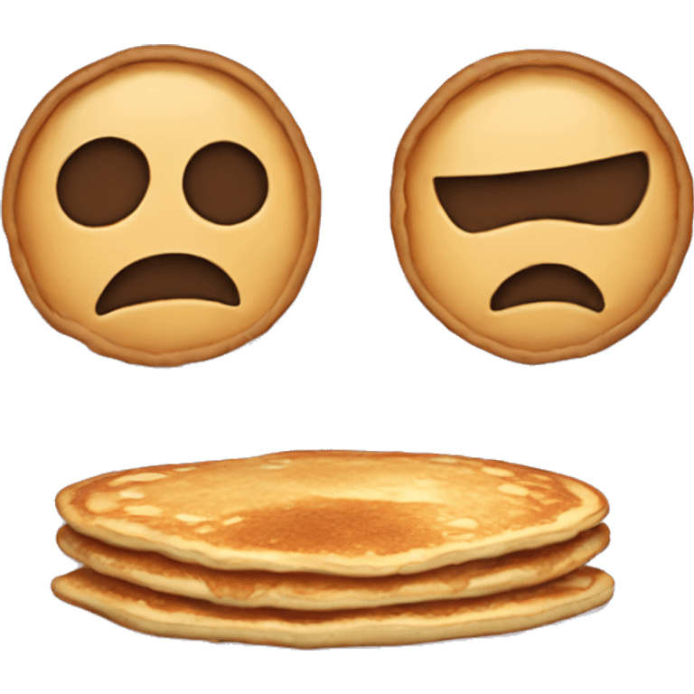 Pancake superhero emoji