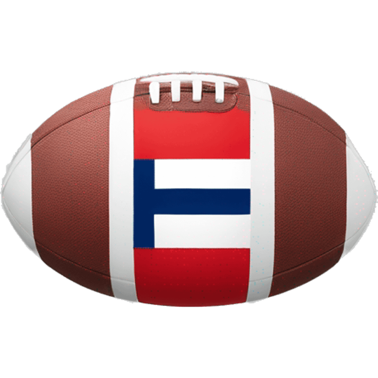 Football Captains Armband in Norwegian flag emoji